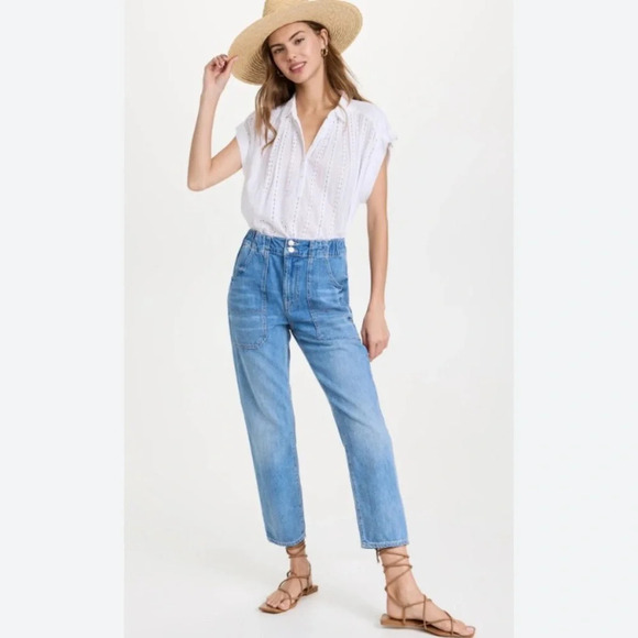 Veronica Beard Denim - NWT Veronica Beard ARYA Jeans with Elastic Waist in Waterfall Blue ($298 retail)
